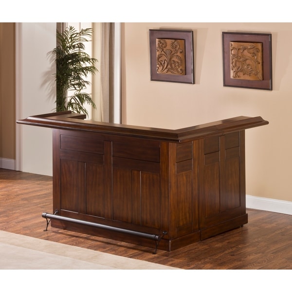 Hillsdale Furniture Classic Side Bar Large Oak finish Game & Recreation